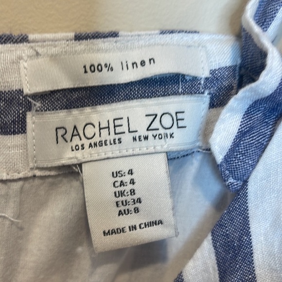 Rachel Zoe Striped Linen Jumpsuit - Picture 5 of 5